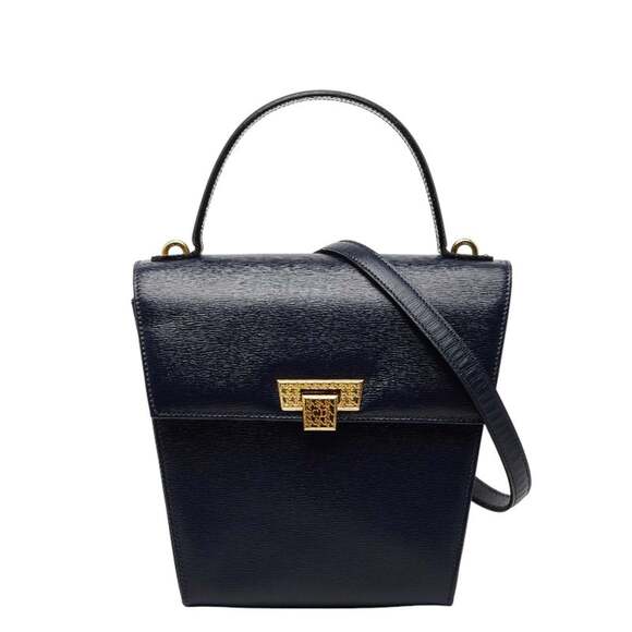 Dior Handbags - CHRISTIAN DIOR Blue Leather Shoulder Bag